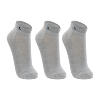 Kit 3 Pares de Meia Lupo Walk Cano Curto Cinza