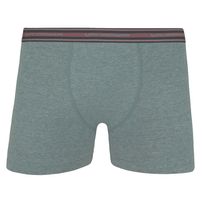 Cueca Lupo Masculino Algodão Boxer Cinza