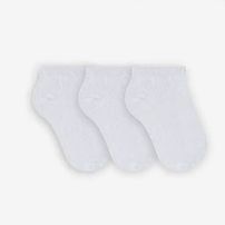Meia Selene Infantil Sapatilha Branco - Kit 3 idades