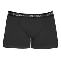 Cueca Boxer Zorba Algodão Preto - Un