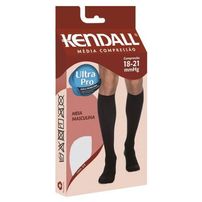 Meia 3/4 Kendall Masculina Media Compressão Branco