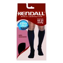 Meia 3/4 Kendall Masculina Media Compressão Preto