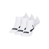 Meia Infantil Puma Algodão Cano Curto Branco - Kit 3 pares