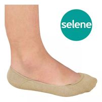 Meia Selene Sapatilha Feminina Algodão Bege 34 a 39
