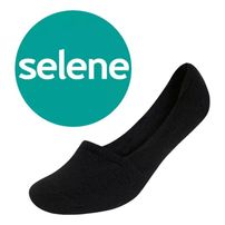 Meia Selene Sapatilha Masculino Algodão Preto 39 a 42