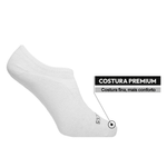 Meia-Ted-Socks-Algodao-Invisivel-para-Corrida-Branco-Un