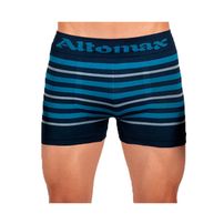 Kit 10 Unidades Altomax Boxer Microfibra Listrada Sem Costura Sortido