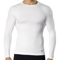 Camiseta Segunda Pele Lupo Masculino Seamless Dry Compressão Proteção Uv 50+ 70632 Branco Un