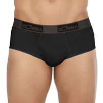 Cueca Slip Zorba Algodão Preto - Un