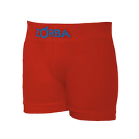 Cueca Boxer Infantil Zorba Algodão sem Costura Vermelho - Un