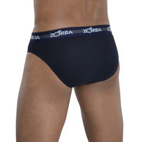 Cueca Slip Zorba Algodão Preto - Un