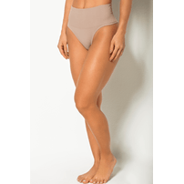 Calcinha Trifil Fio Dental Modeladora Cintura Alta 2434 Macadamia Un