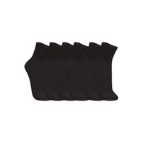 Kit 6 Pares Meias Trifil Algodão AU Atoalhada Esportiva 8720 Preto
