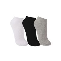 Kit 3 Pares Meias Trifil Cano Curto Algodão AU Atoalhada  8035 Sortido