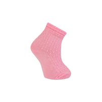 Meia Trifil Cano Curto Infantil Bebe Festa T05022 Rosa Un