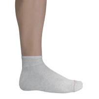 Kit 3 Pares Meias Hanes Cano Curto Algodão Esportiva 5186 Cinza 37/44