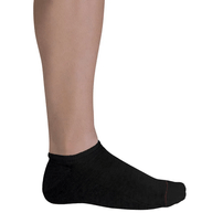 Kit 3 Pares Meias Hanes Sapatilha Algodão Esportiva 5190 Preto 37/44