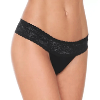 Calcinha Trifil Tanga Renda Com Costura 5917 Preto Un