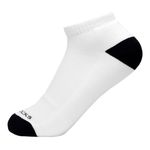 Meia-Cano-Curto-Para-Corrida-Algodao-Ted-Socks-1800-Branco-preto-Un-