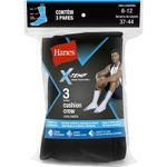 Kit-3-Meias-Hanes-Cano-Longo-Algodao-5184-Preto