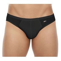 Cueca Slip Zorba Algodão Branco/Cinza/Preto - Kit 3 unidades