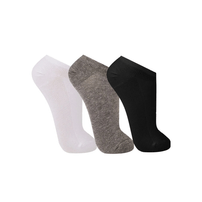 Kit 3 pares Meias Trifil Sapatilha Algodão Cano Invisível Esportiva 7064 Sortido