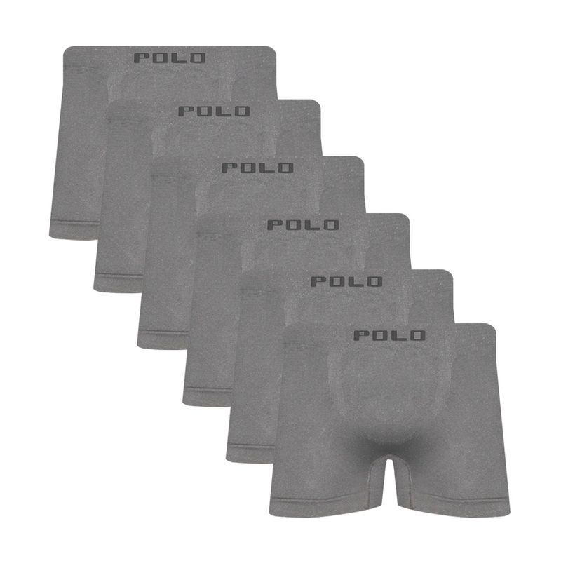 Kit-6-Cuecas-Boxer-Microfibra-Polo-Star-Cinza-
