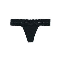Calcinha Fio Dental Hope Acabamento Invisivel com Cos em Renda 13784 Preto Un
