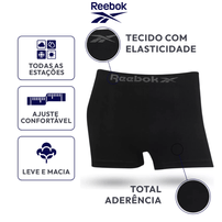 Kit 8 Cuecas Reebok Boxer Classic Microfibra Sortido