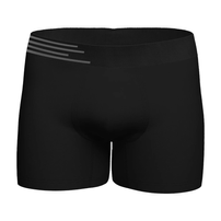 Kit 3 Cuecas Boxer Microfibra UP Preto