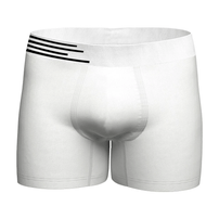 Kit 6 Cuecas Boxer Microfibra UP Branco