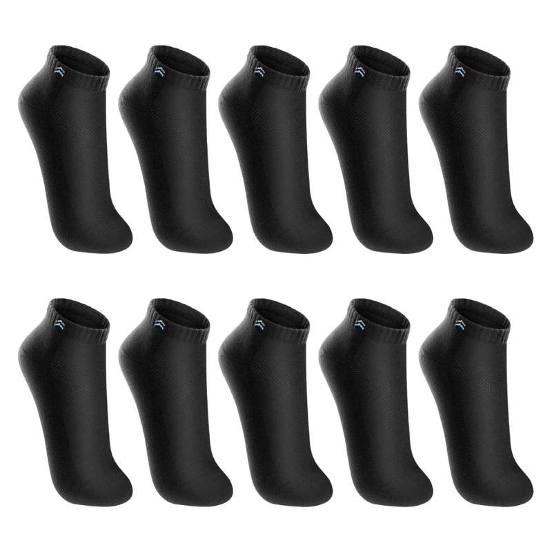 Kit-10-Meias-Cano-Curto-Algodao-Up-3225-Preto-