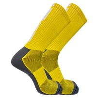 Meia Up Ciclismo Cano Longo Microfibra Masculina  Amarelo - 39/44