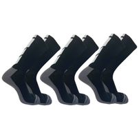 Kit 3 Meias Up Ciclismo Cano Longo Microfibra Masculina Preto - 39/44