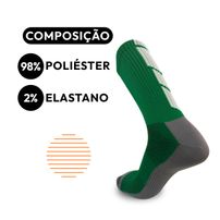 Kit 3 Meias Up Ciclismo Cano Longo Microfibra Masculina Verde - 39/44