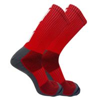 Meia Up Ciclismo Cano Longo Microfibra Masculina  Vermelho - 39/44