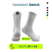 Kit 10 Pares Meias Esportivas Caminhada Corrida Amarelo 39/44