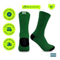 Kit 6 Pares Meias Esportivas Caminhada Corrida Verde 39/44