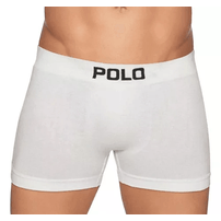 Kit 10 Cuecas Boxer Polo Star Algodão Branca