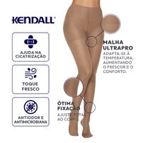 Meia Calça Kendall Media Compressão Mel