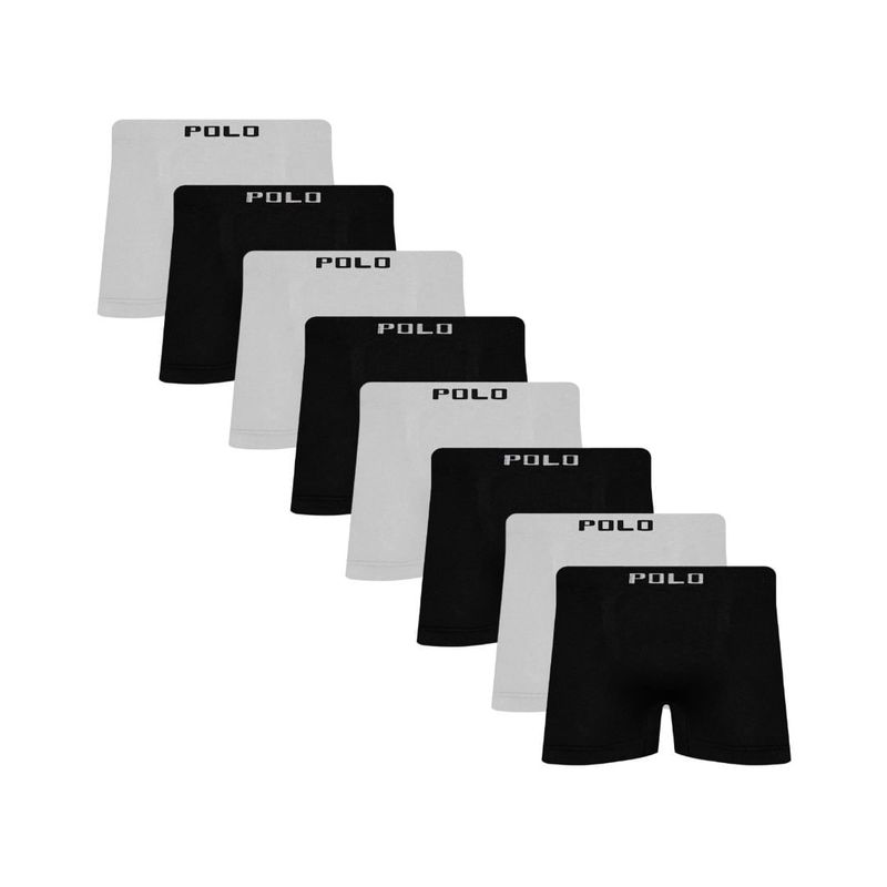 Kit-8-Cuecas-Boxer-Microfibra-Polo-Star-Branco-e-Preto-
