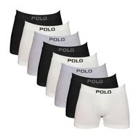 Kit 8 Cuecas Boxer Polo Star Algodão Sortido