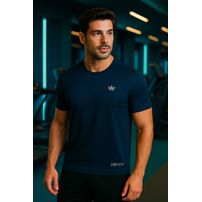 Kit 3 Camisetas Dry Fit Rei do Esporte Masculina Academia Treino  Branco