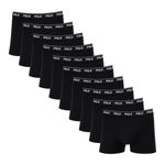 KIT 10 - polo cotton - preto