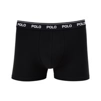 Kit 10 Cuecas Boxer Polo Star Cotton Preto