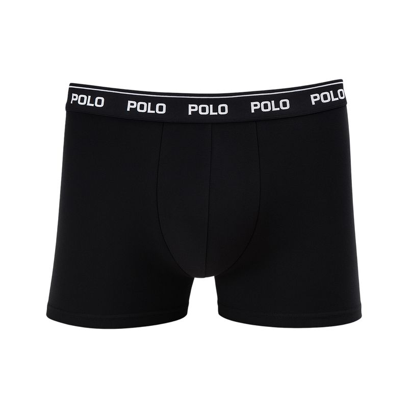 cueca polo cotton - preto
