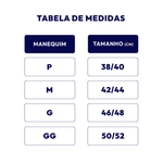 tabela medidas - polo cotton