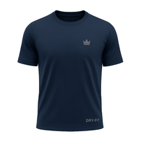 Camiseta Dry Fit Rei do Esporte Masculina Academia Treino  Azul Marinho Un