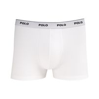 Kit 10 Cuecas Boxer Polo Star Cotton Branco