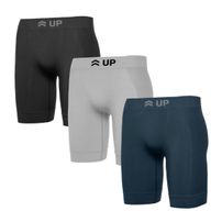 Kit 3 Bermudas Térmica Up Segunda Pele Sortido